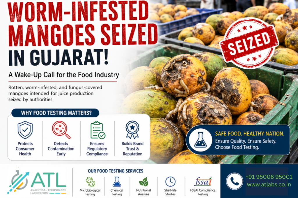 Worm-Infested Mangoes Meant for Juice Production Seized in Gujarat: A Wake-Up Call for the Food Industry