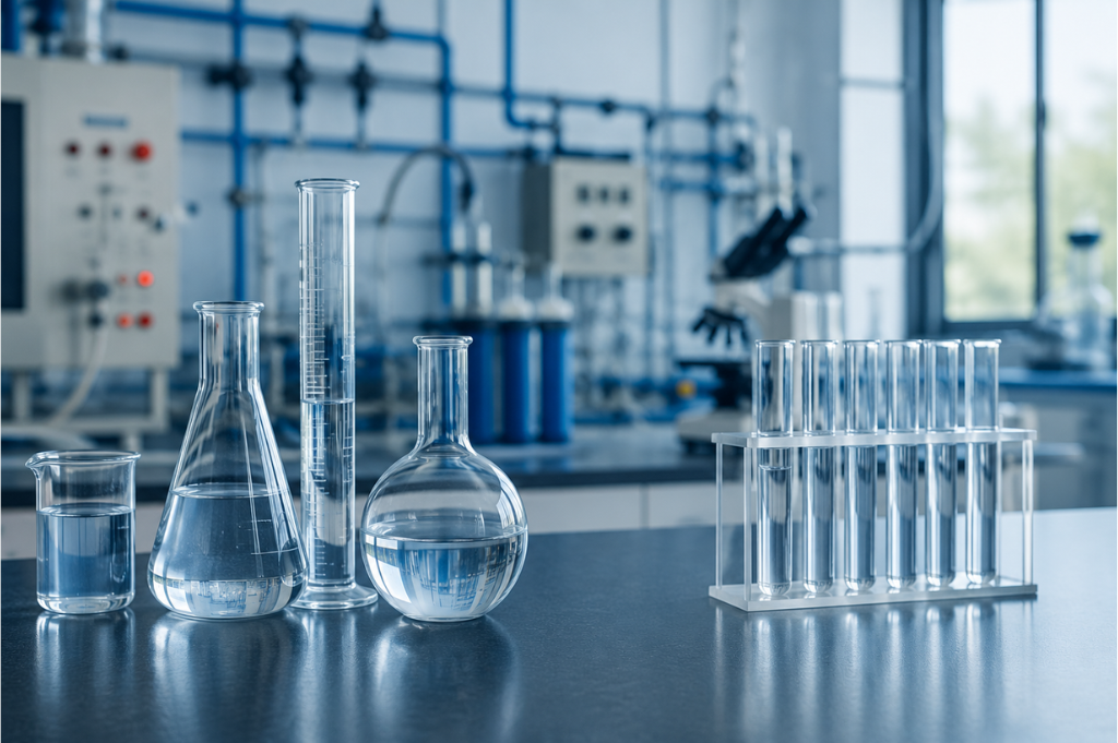 Industrial water testing laboratory